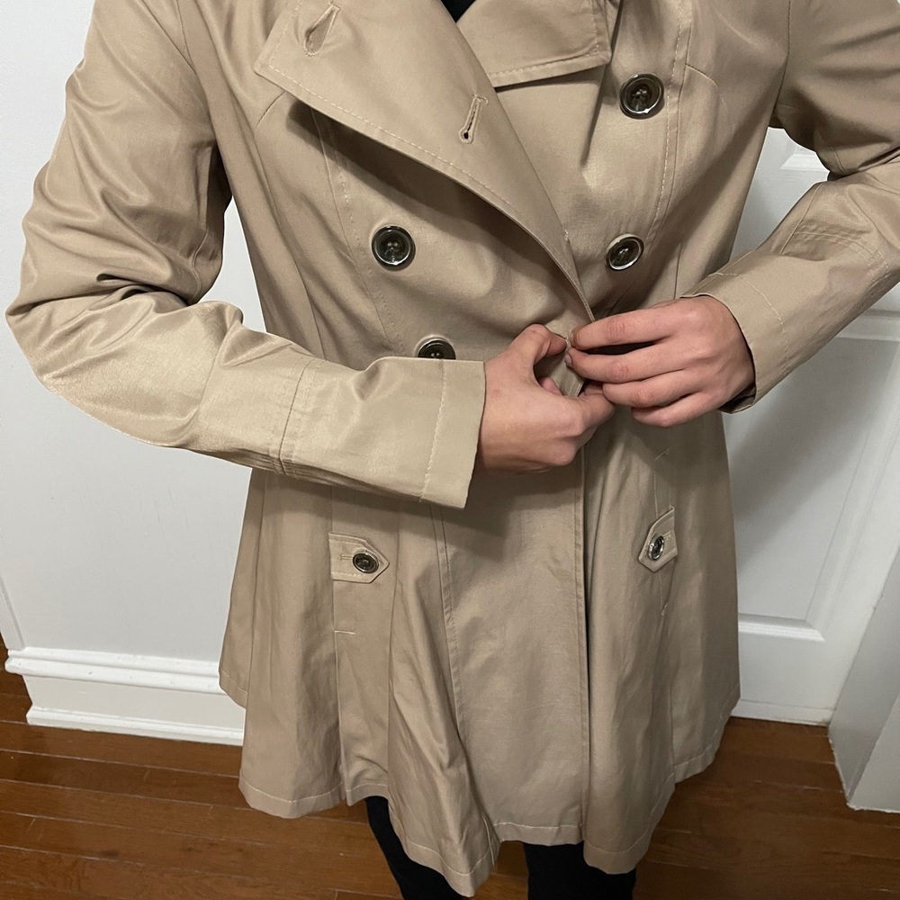 Via Spiga ( S ) biege babydoll trench